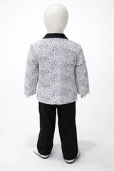 Kids Premium 4-Piece Coat Pant Set | Formal Party Wear Suit for Boys